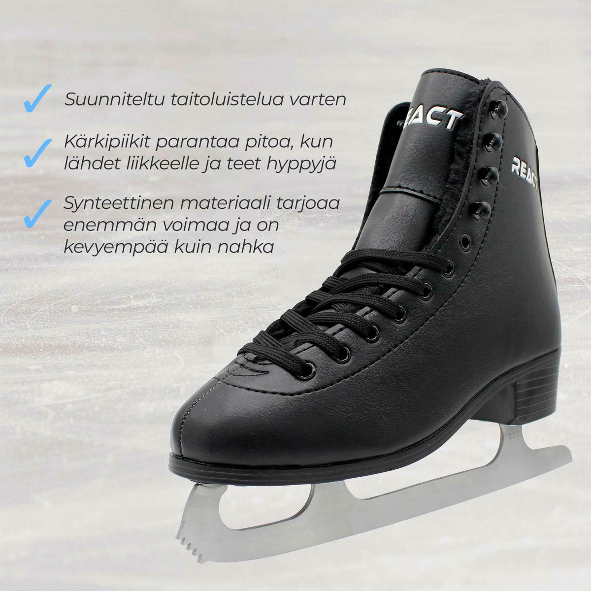 
              React Kaunoluistimet, musta