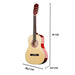 Lykke Acoustic Guitar Classic, size 1/2, 34