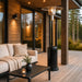 Fornorth Fungo Riscaldante Stand Patio 13kW alimentato a gas, nero