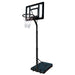 Prosport Canestro basket Junior 2,1-2,6 m, edizione nera