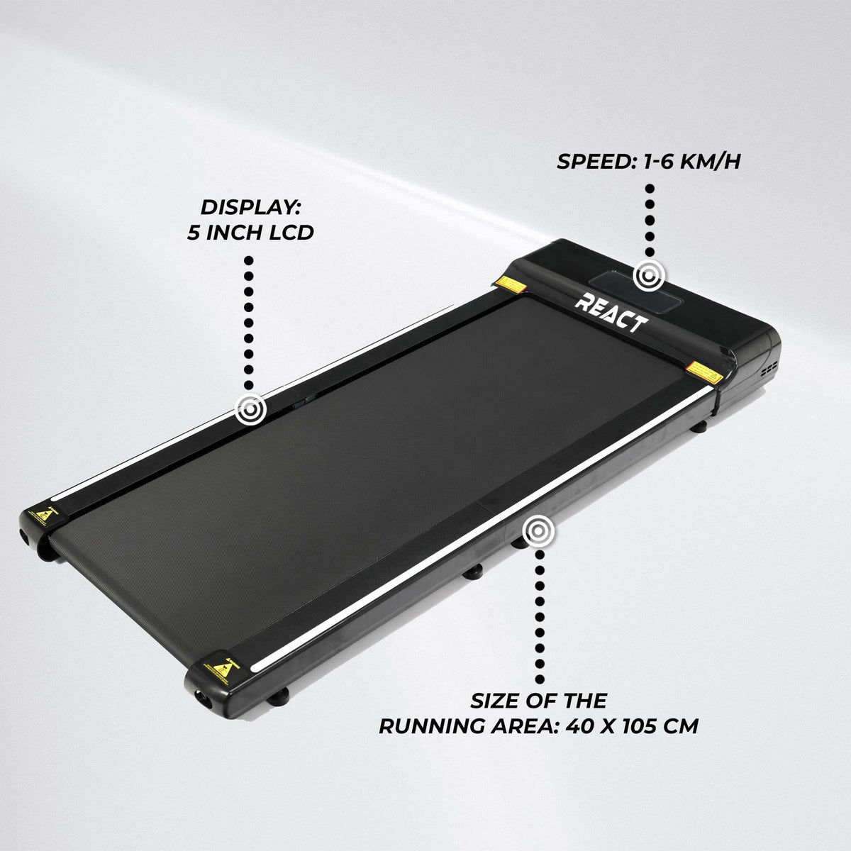 
              React Gåbånd 1800 Sammenklappelig