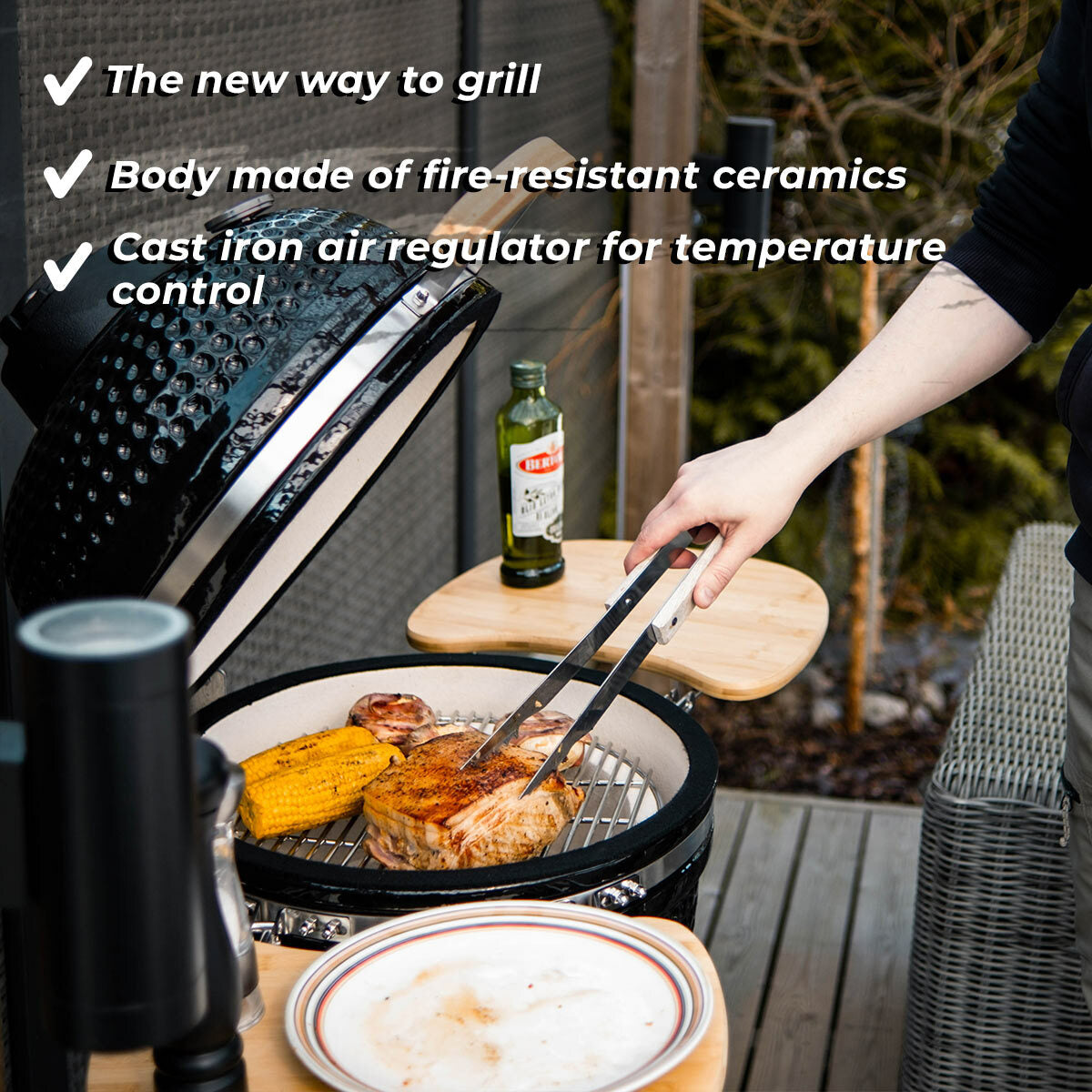 
              Limousin Kamado Premium 18&quot;