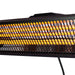 Fornorth Heizstrahler Wall Heater Premium 2000W fernbedienung, schwarz