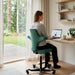 Lykke Ergonomisk Kontorstol Comfort, Grøn