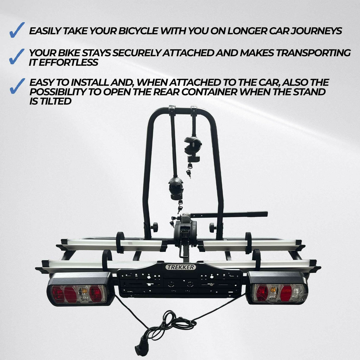 
              Trekker Bike Rack for car, 2 bikes X200