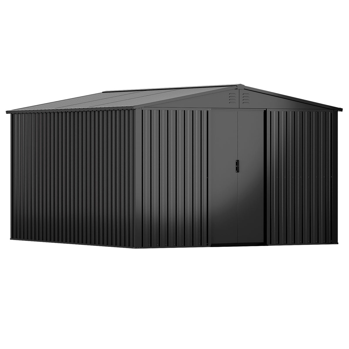 
              Fornorth Garden Shed 11m2, black