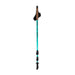 Exel Nordic Trainer Oeb Qr Verstelbare Nordic Walking-stok, Cyaan, 100-135cm