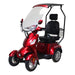 Arvo Mobility Scooter with Canopy P600 Red