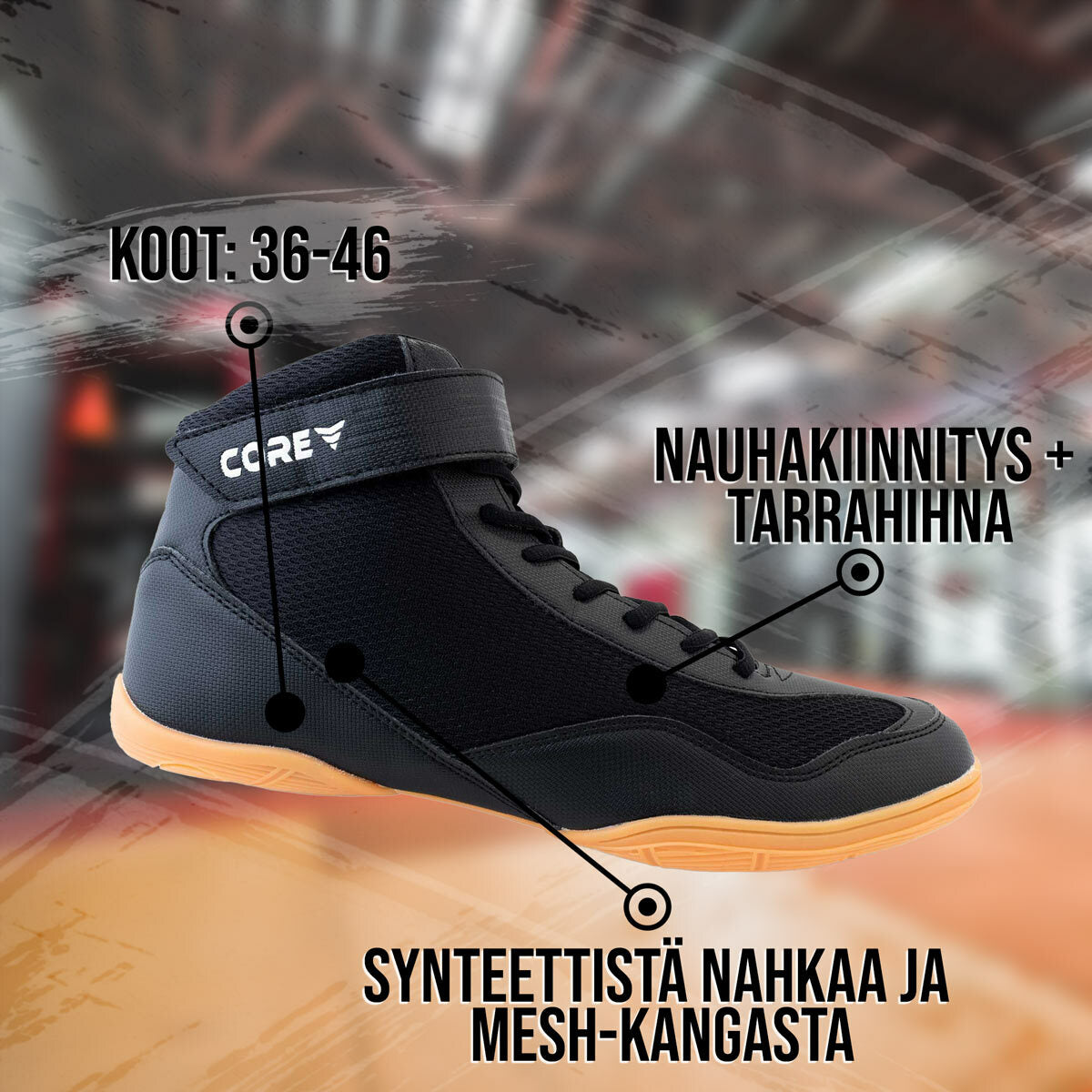 
              Nordcore Painikengät Core (koot 36-47)