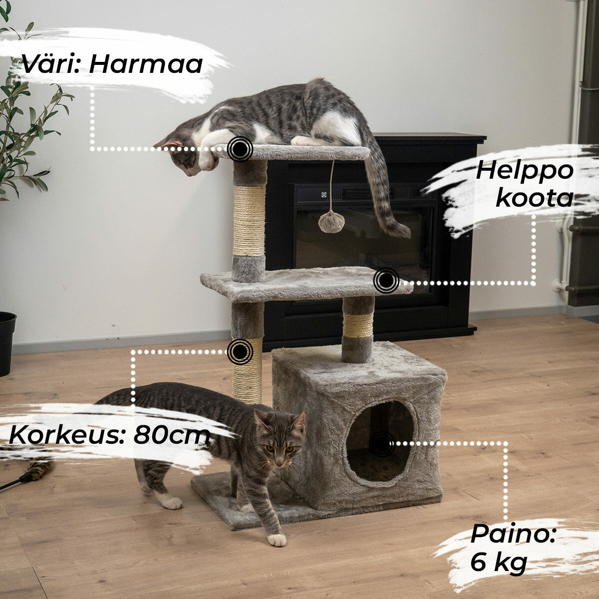 
              Trekker Kissan kiipeilypuu Basic 80cm