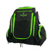 Viking Discs Rucksack Pro, Discgolf rucksack, Schwarz/Limette