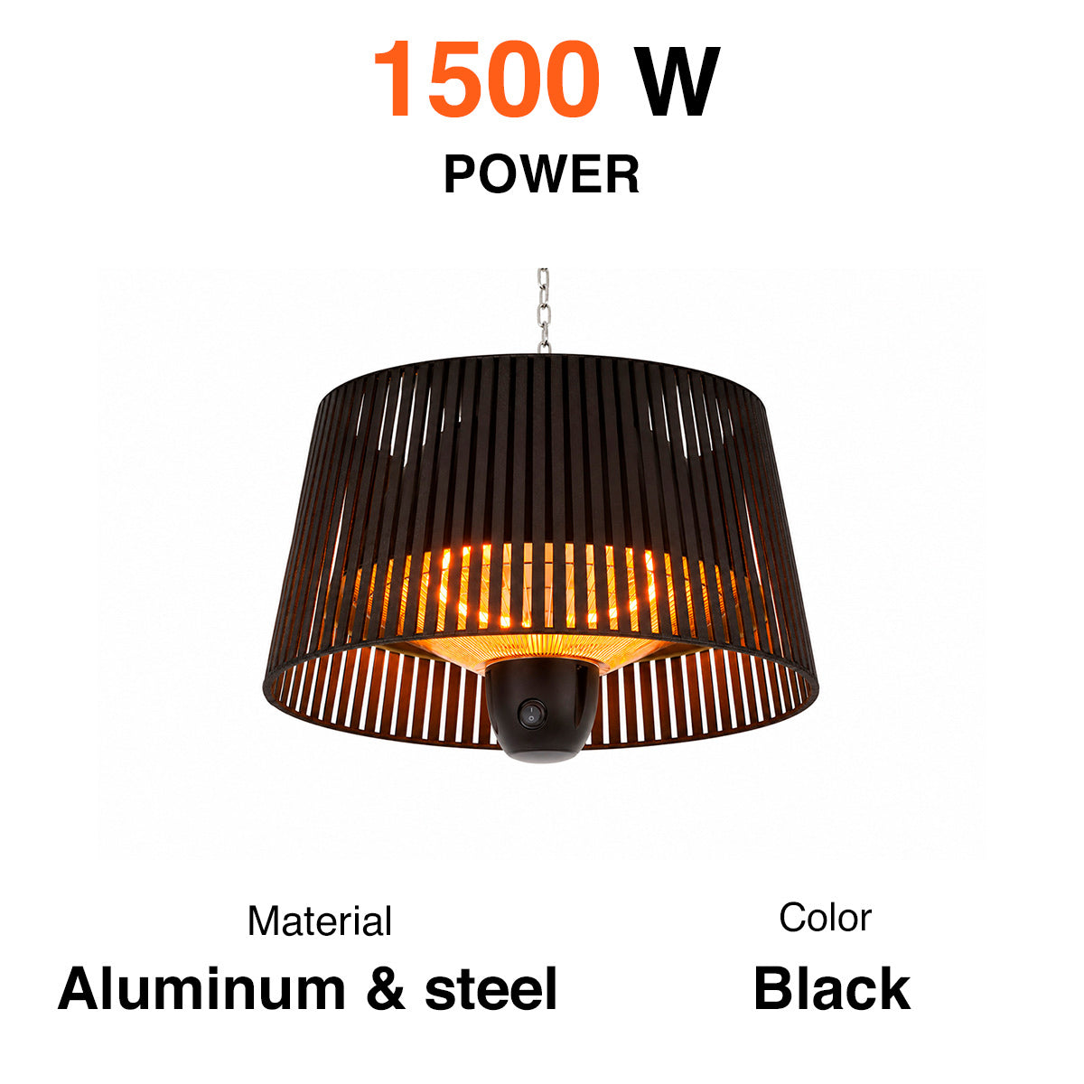 
              Fornorth Patio Heater for Ceiling with Light, Remote