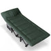 Lit de camp premium Nordcore, vert - 190x68x40 cm - max 200 kg