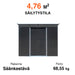 Fornorth Pihavarasto Polar 4.76 m2