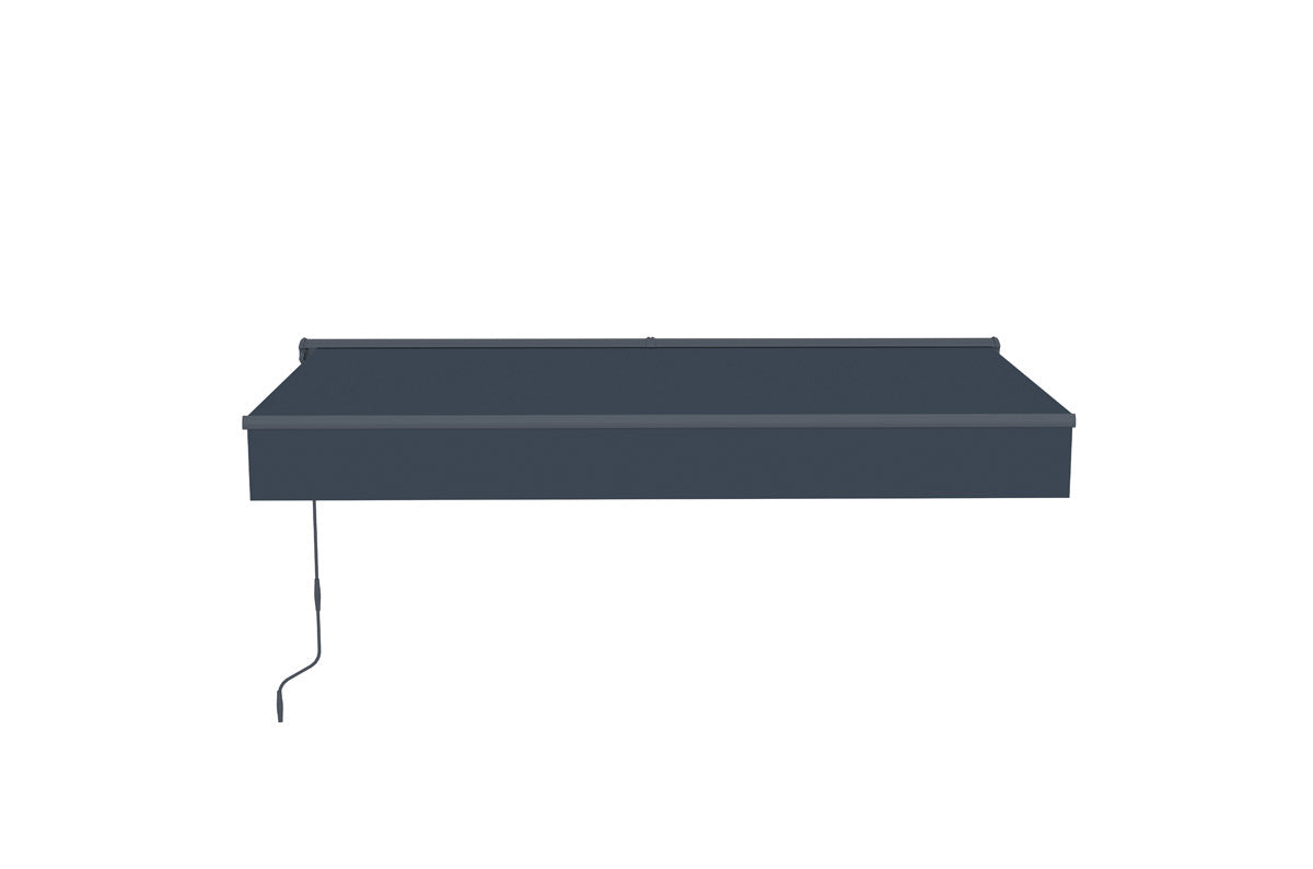 Lykke Half-Cassette Zonnescherm 2,95x2,5 m gemotoriseerd, donkergrijs