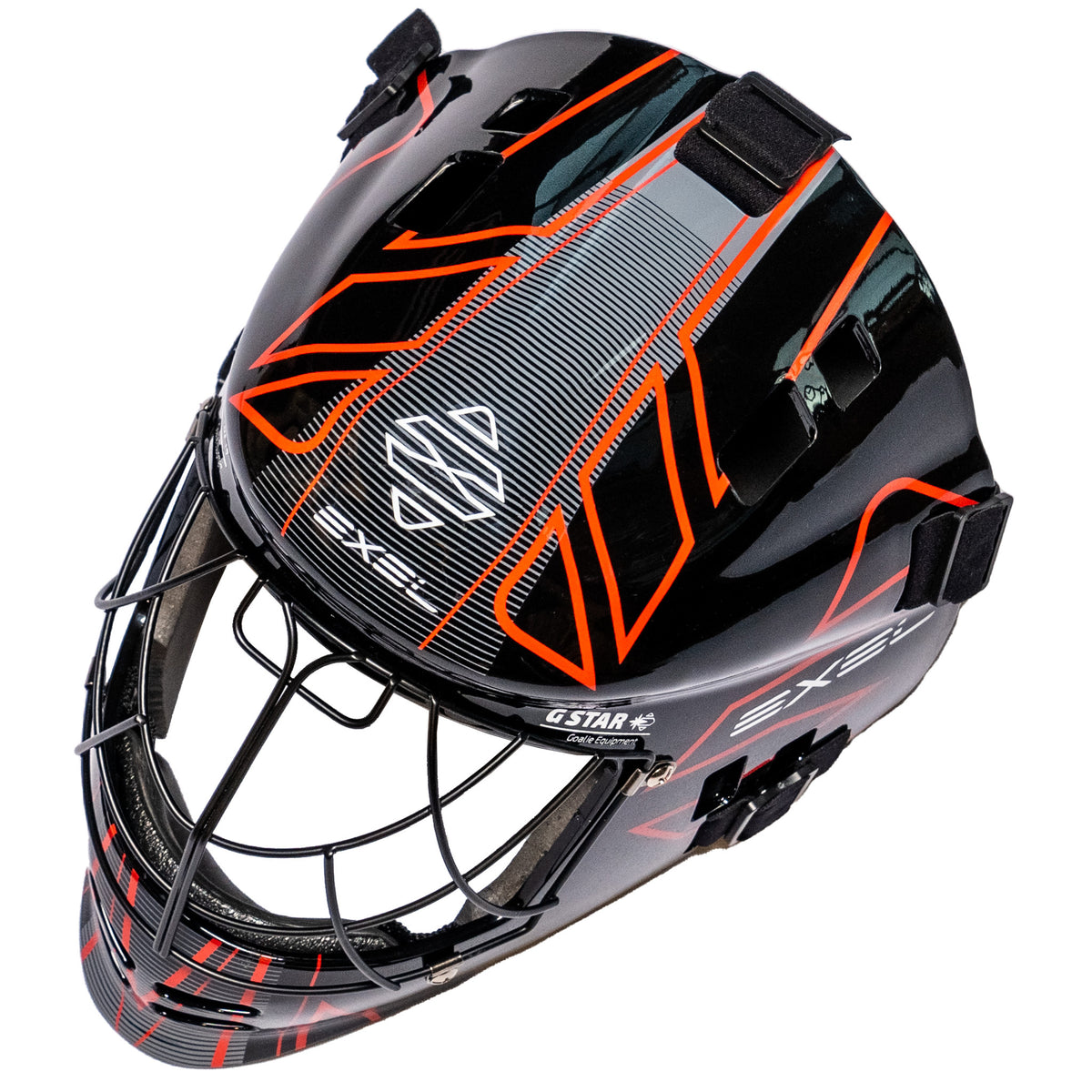 
              Exel G Star Floorballkeepersmasker, Zwart, Jr