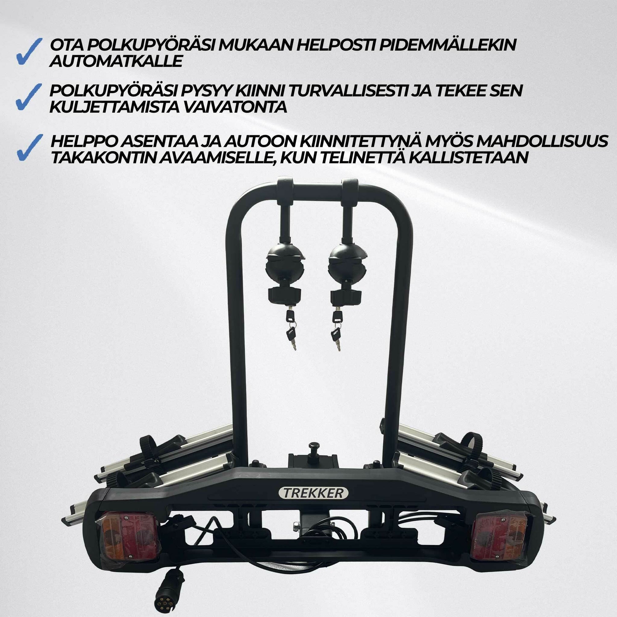Trekker Pyöräteline autoon 3-pyörälle R300