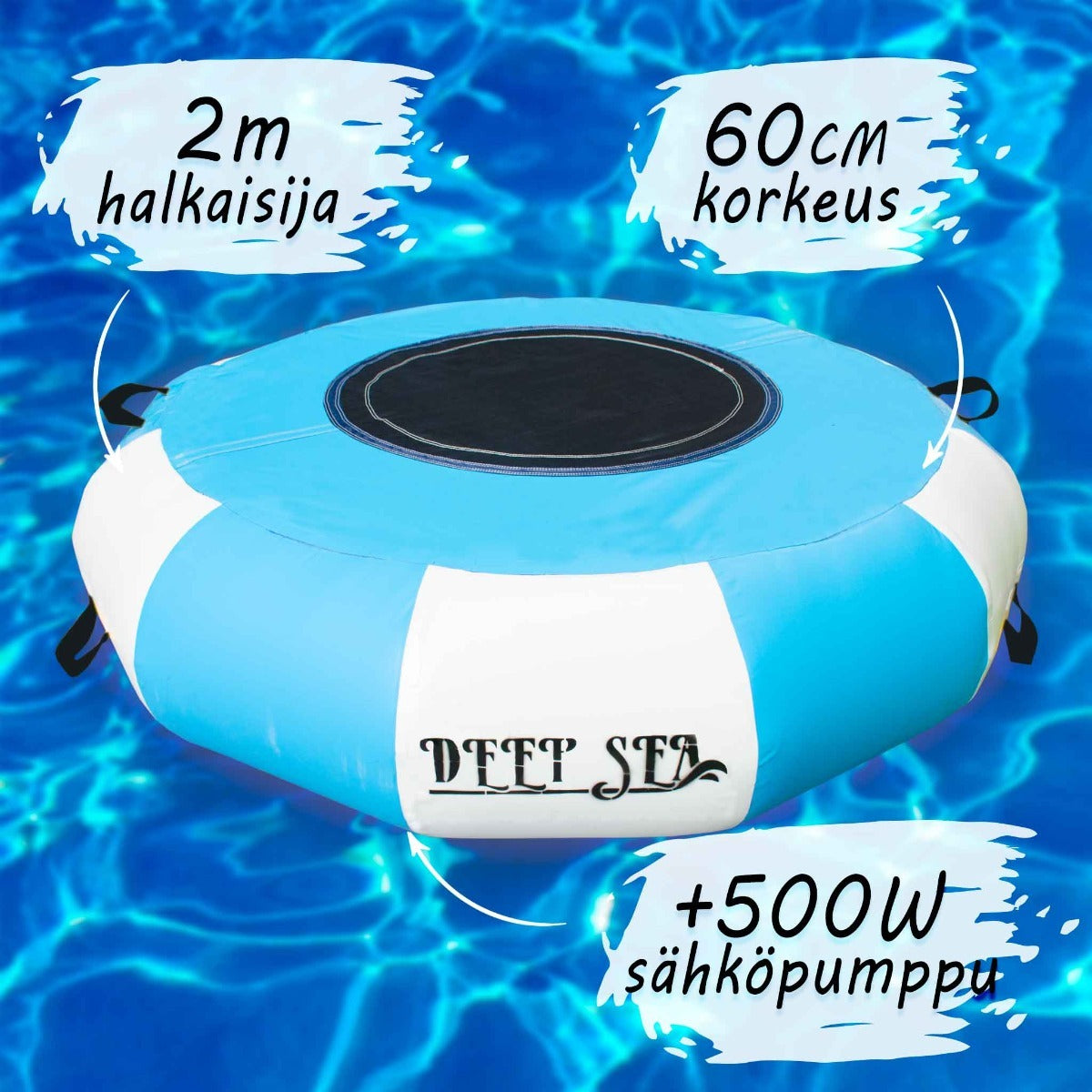 
              Deep Sea Vesitrampoliini 2m