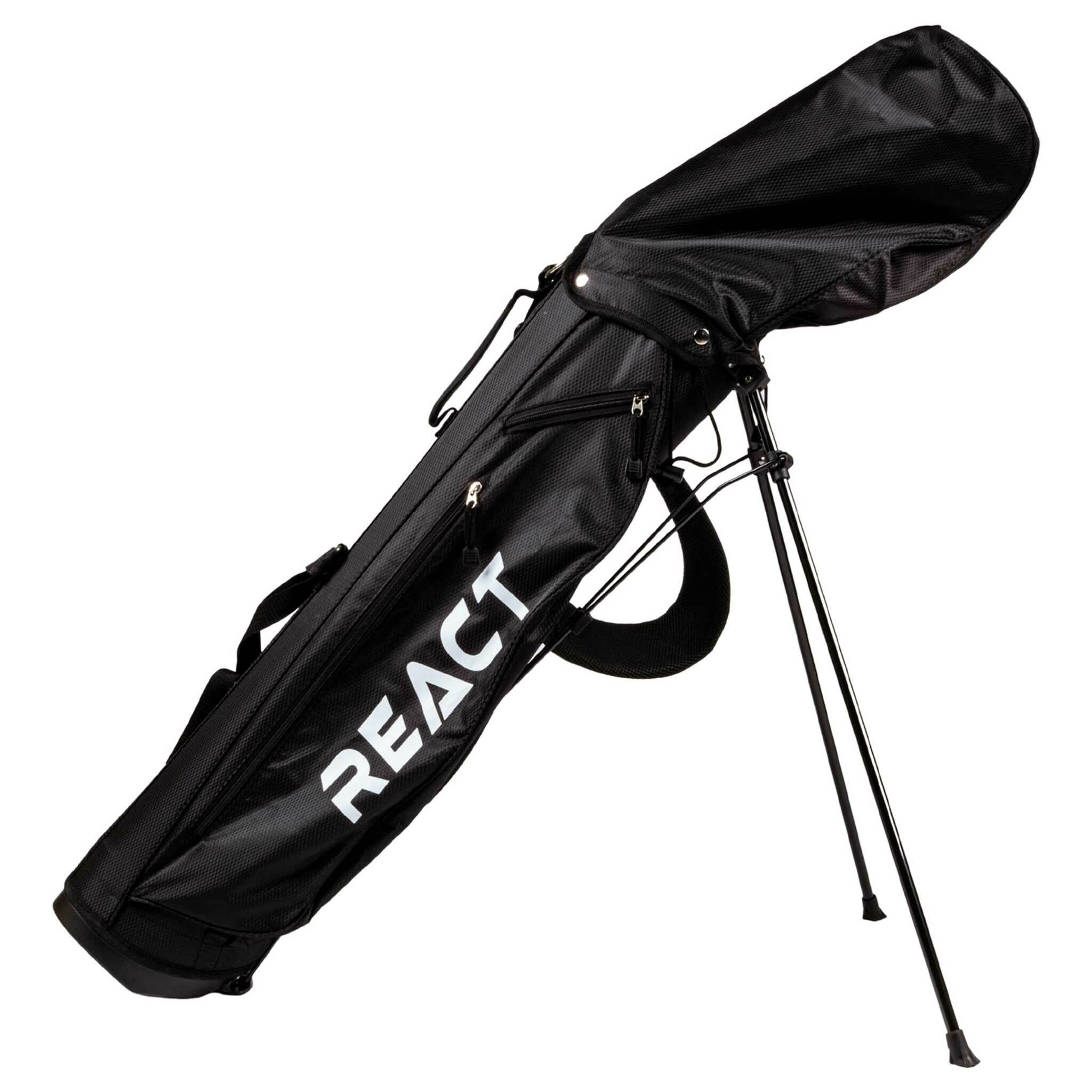 Andux Set di 3 coperture per mazze da golf in nylon e legno Andux Set di 3 coperture per mazze da golf in nylon e legno