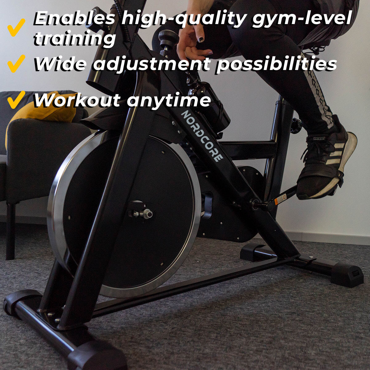 
              Nordcore Indoor cycle Core 1300, zwart