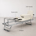 Nordcore Pilates Reformer-maskine, sammenklappelig, hvid