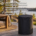Limousin Funda impermeable para brasero exterior BBQ oxidado