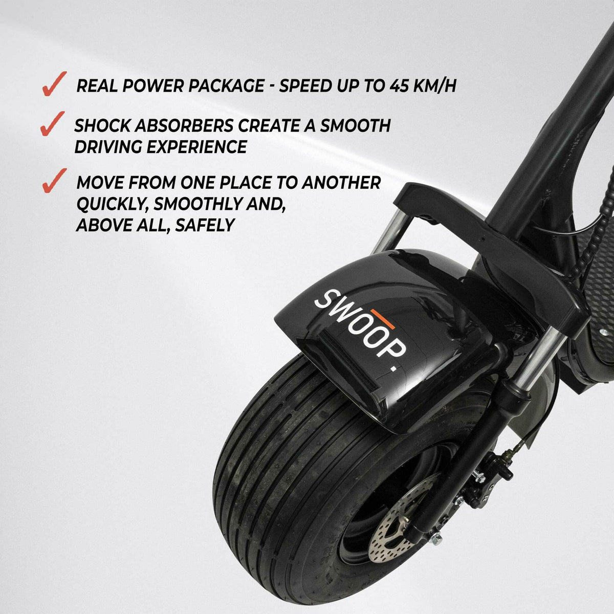 
              Swoop El løbehjul Cruiser Turbo 2000w