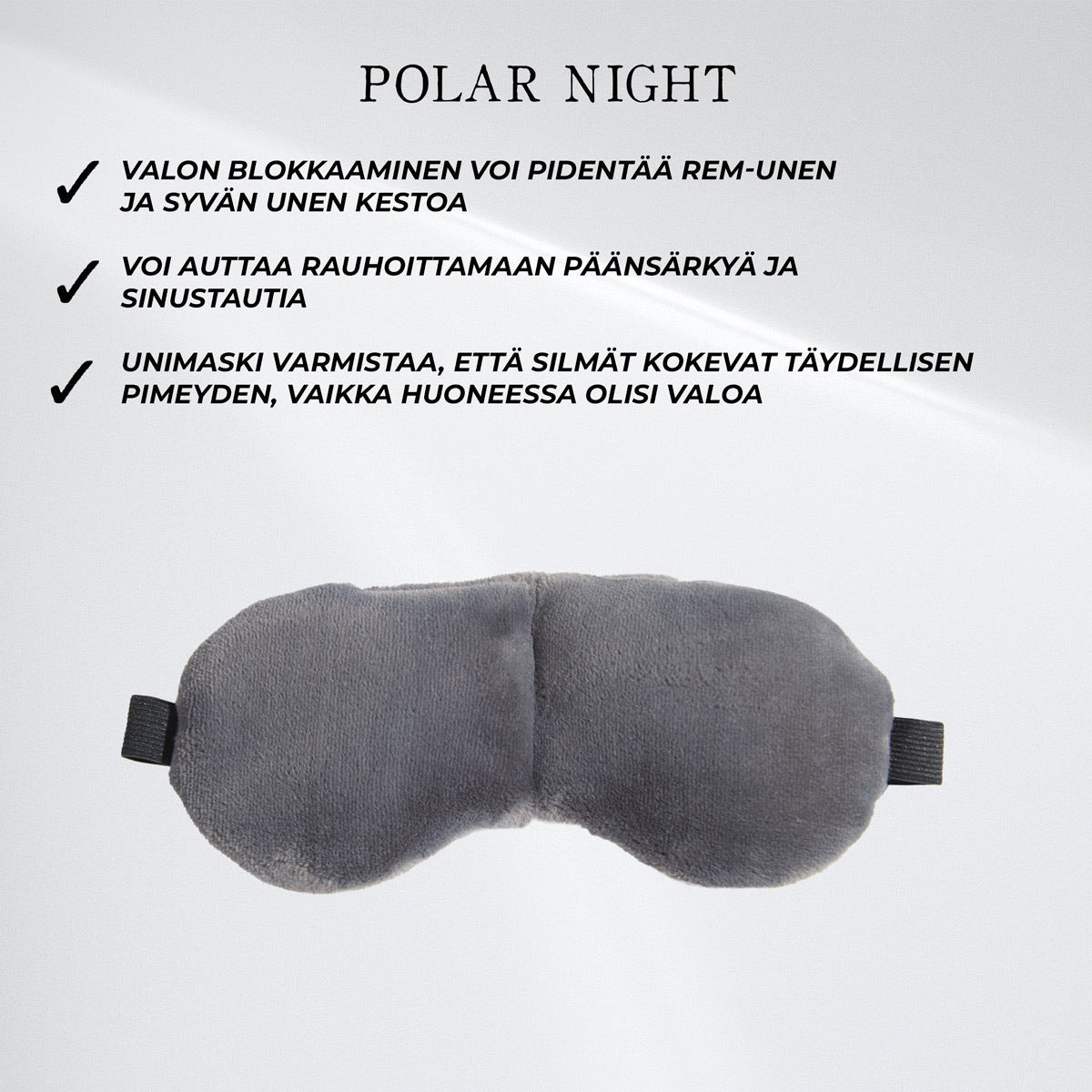 
              Polar Night® Painotettu Unimaski