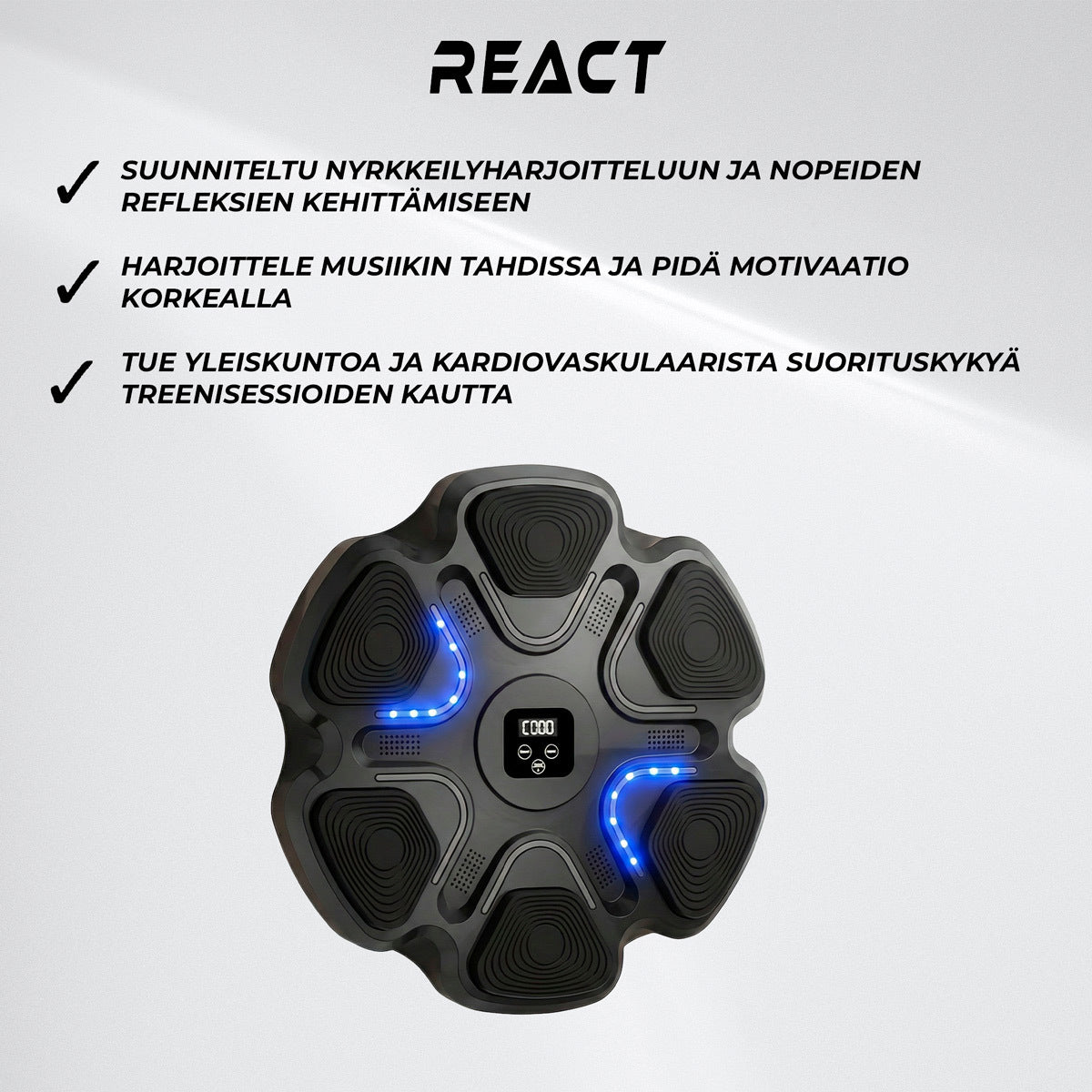 
              React Nyrkkeilykone Bluetooth Pro