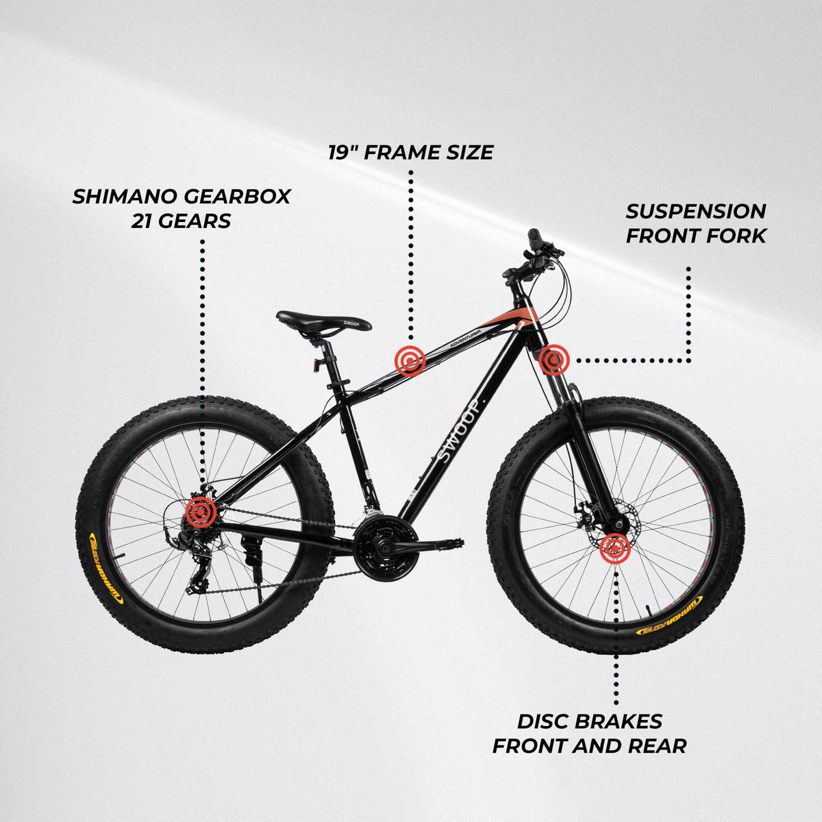 
              Swoop Fatbike 26&quot; Adventurer