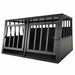 Trekker Cage de transport chien L 89x69x50cm, Noir