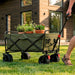 Fornorth Garden Wagon 115x61x105cm 100kg, olive