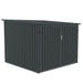 Fornorth Bike Shed For Four Bikes 203x198x157cm, Dark grey