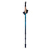 Exel Nordic Walker Alu Verstelbare Nordic Walking-stok, Zwart/Cyaan, 100-135cm
