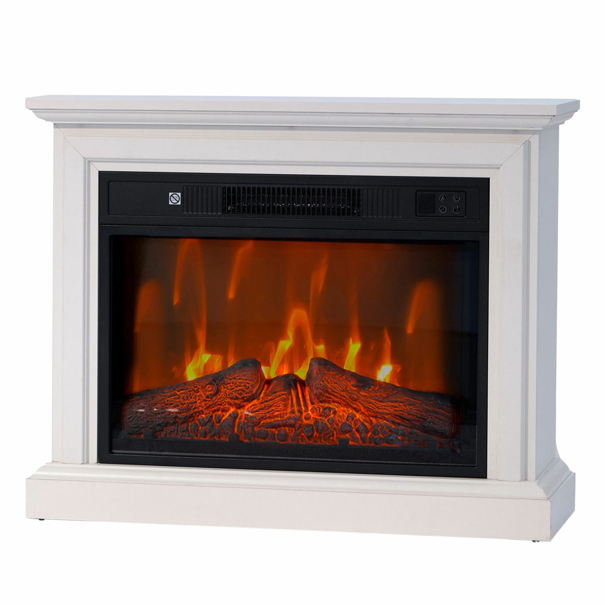 Lykke Cheminée électrique M, 2000W, Blanc