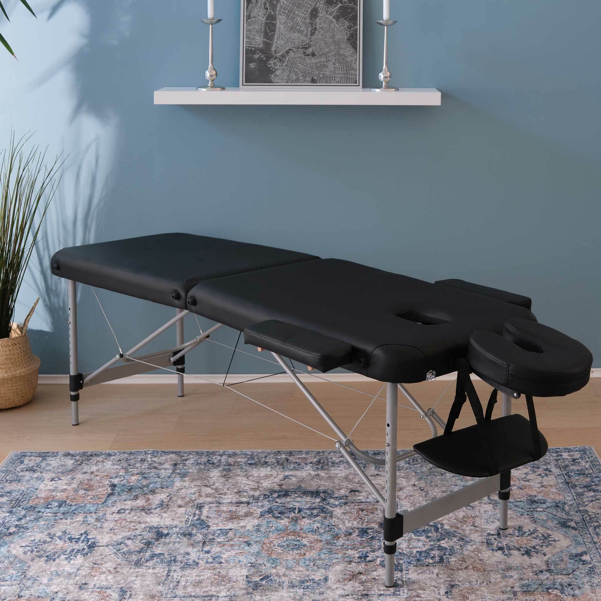 Core Massagetafel A200, zwart