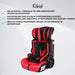 Kikid Autostoel Basic 76-105cm R129, zwart rood