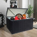 Fornorth Outdoor Storage Box 131x78x73cm 610L, Black