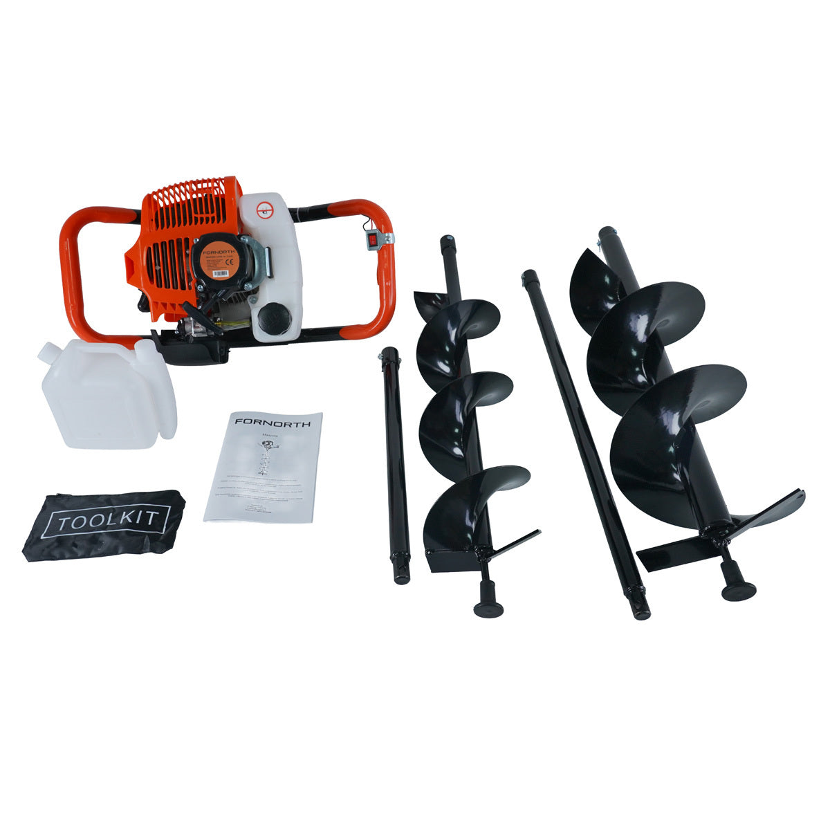 
              Fornorth Grondboor 1.47kW, incl. 2 bladen