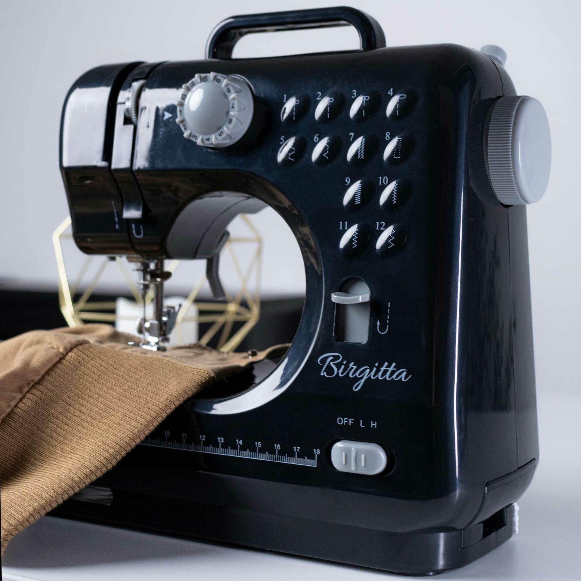 Birgitta Sewing Machine, Standard Dark Grey