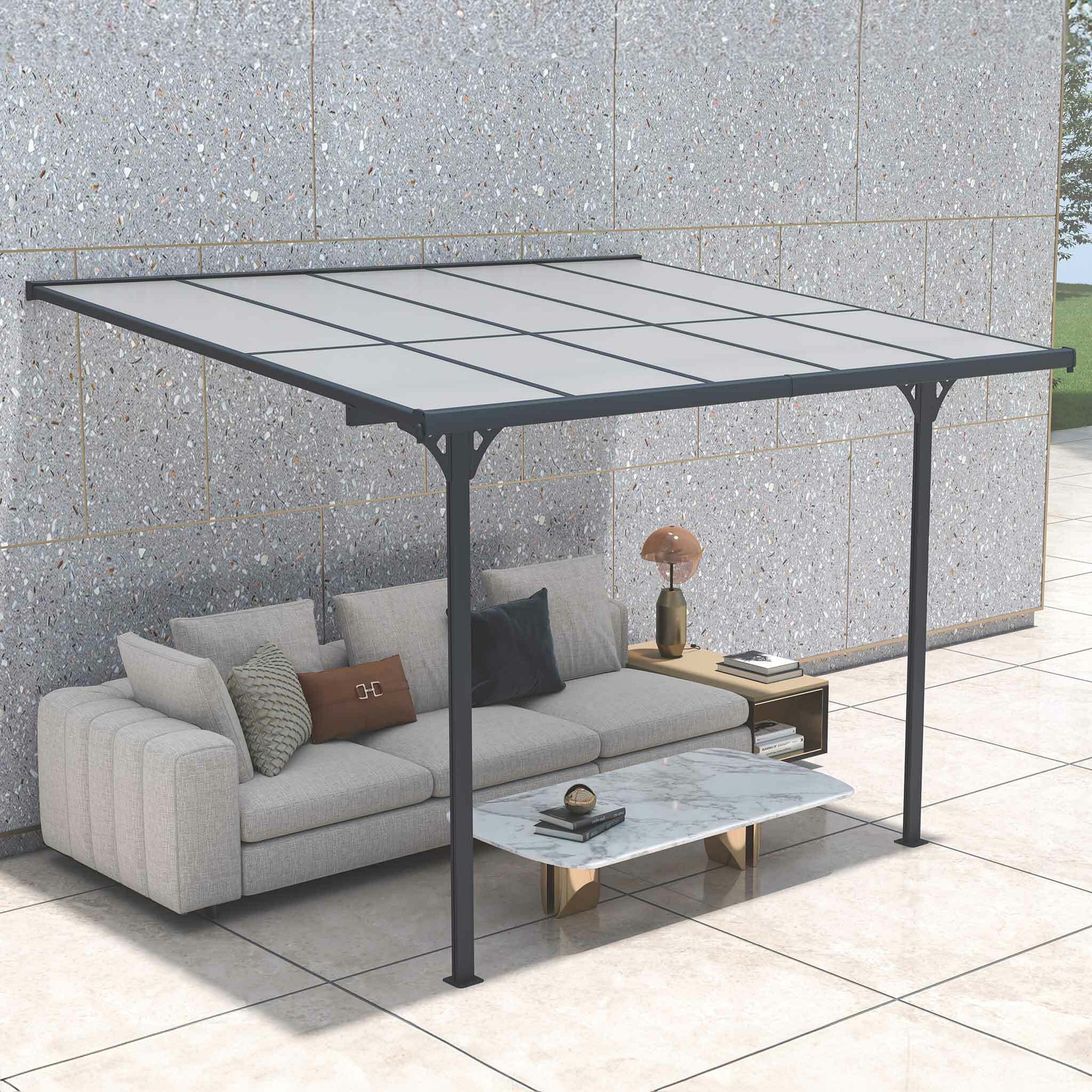 Fornorth Patio Cover 313x254x220-260cm