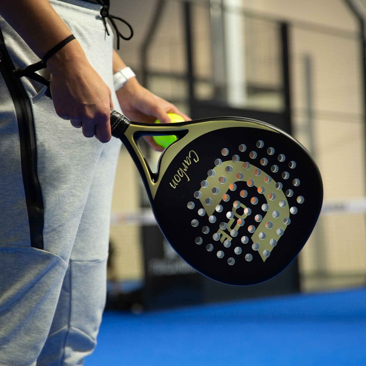 
              Ensemble de Padel Core Carbon, 2 raquettes + balles