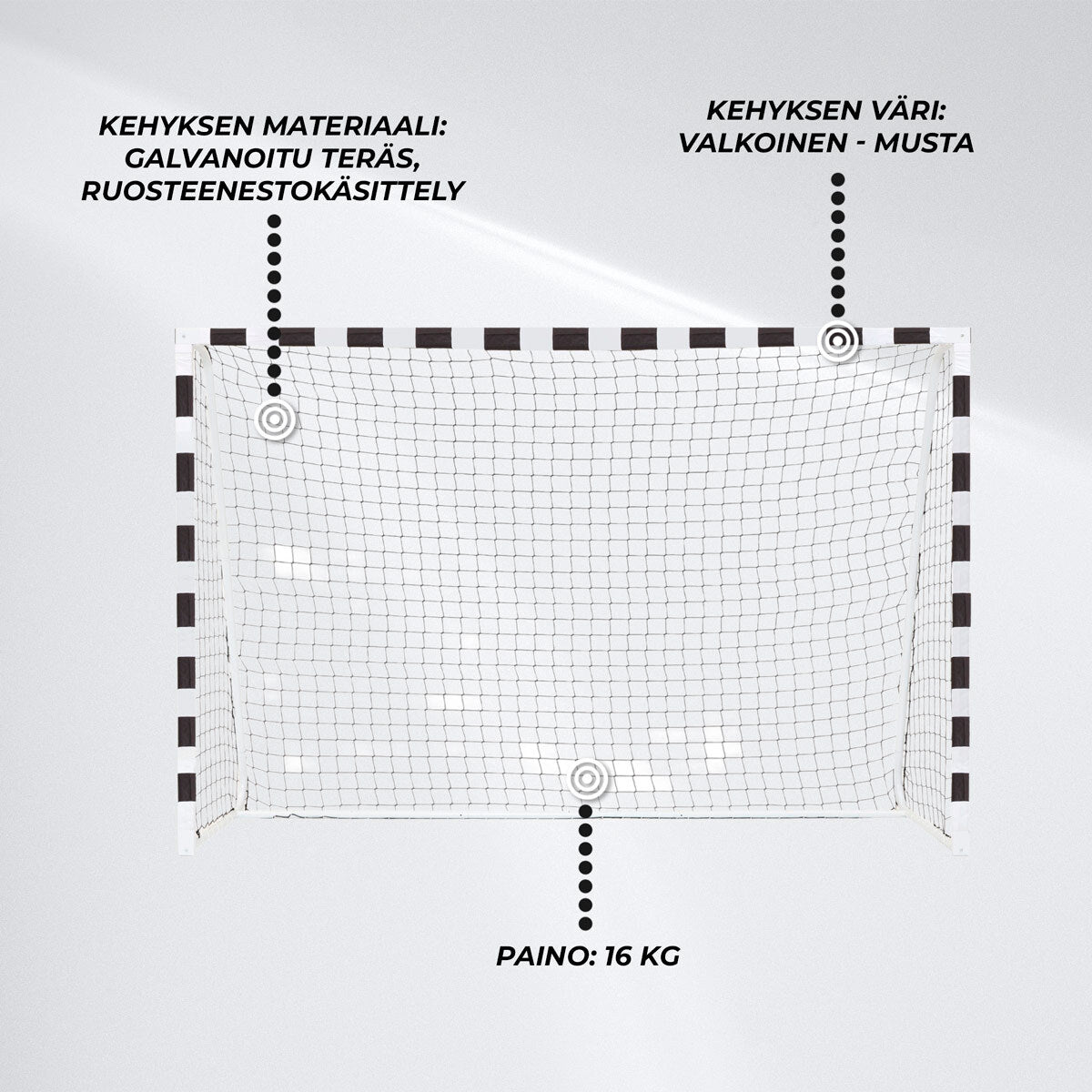 
              Nordcore Jalkapallomaali Classic 300X200X90CM