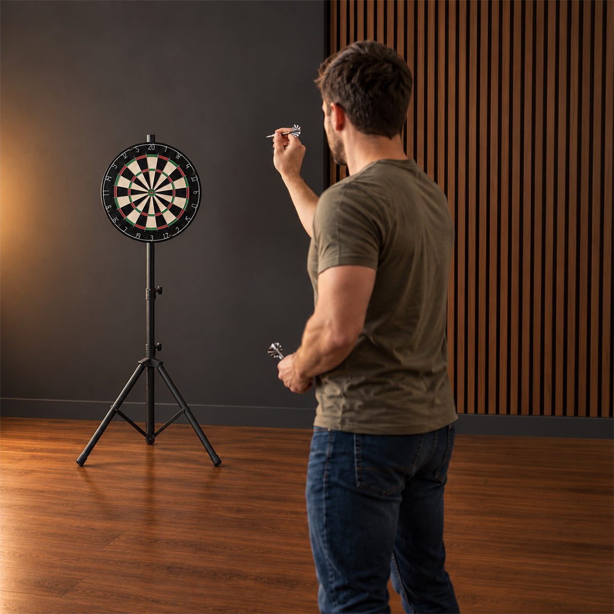 
              React Dartbord + Standaard