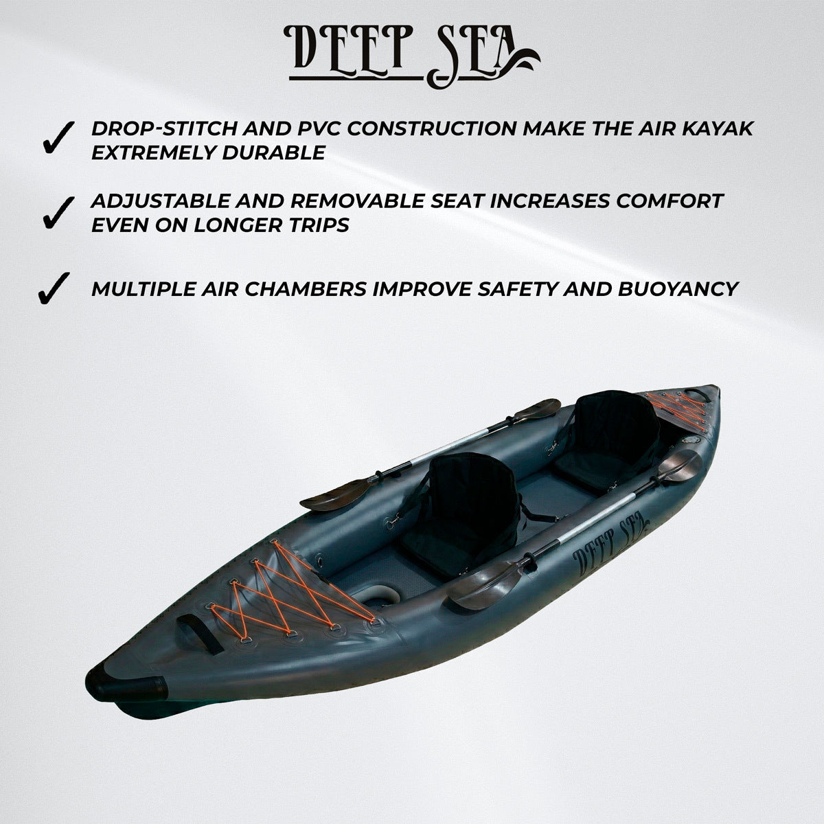 
              Deep Sea Inflatable Kayak Premium DS Double 415cm