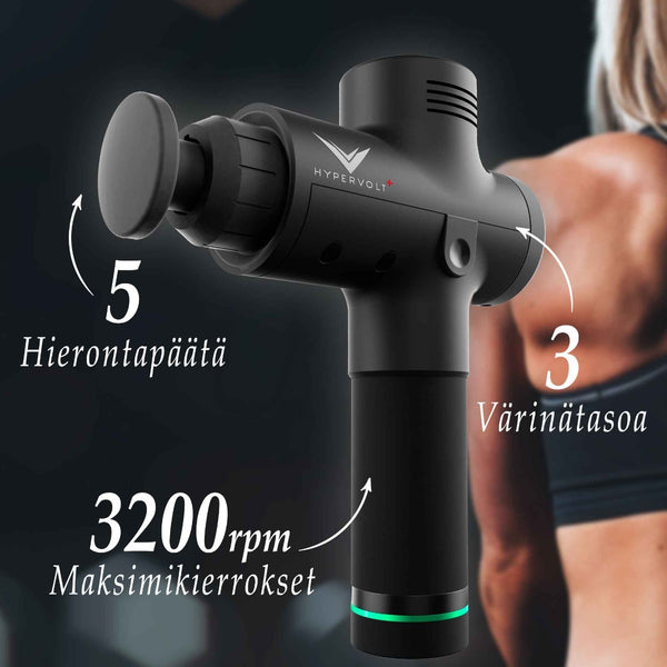 Hyperice Hypervolt Plus BT Massage Gun - 399,00 EUR - Nordic ProStore Hyperice Hypervolt Plus BT Massage Gun - 399,00 EUR - Nordic ProStore