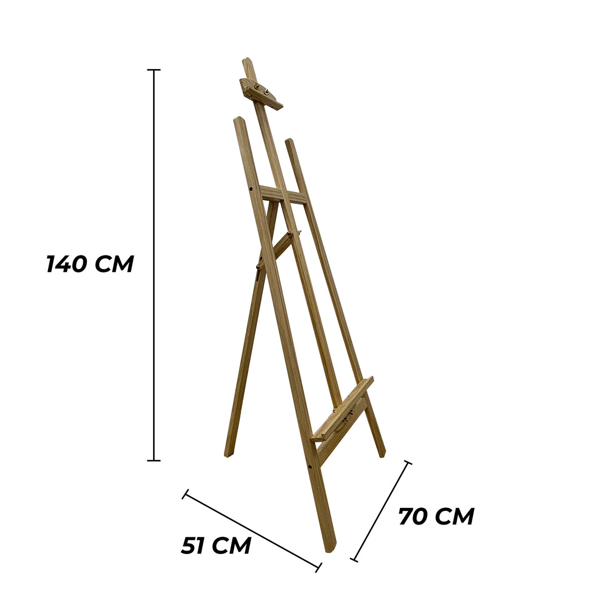 
              Lykke Staffelei 140x51x70 cm