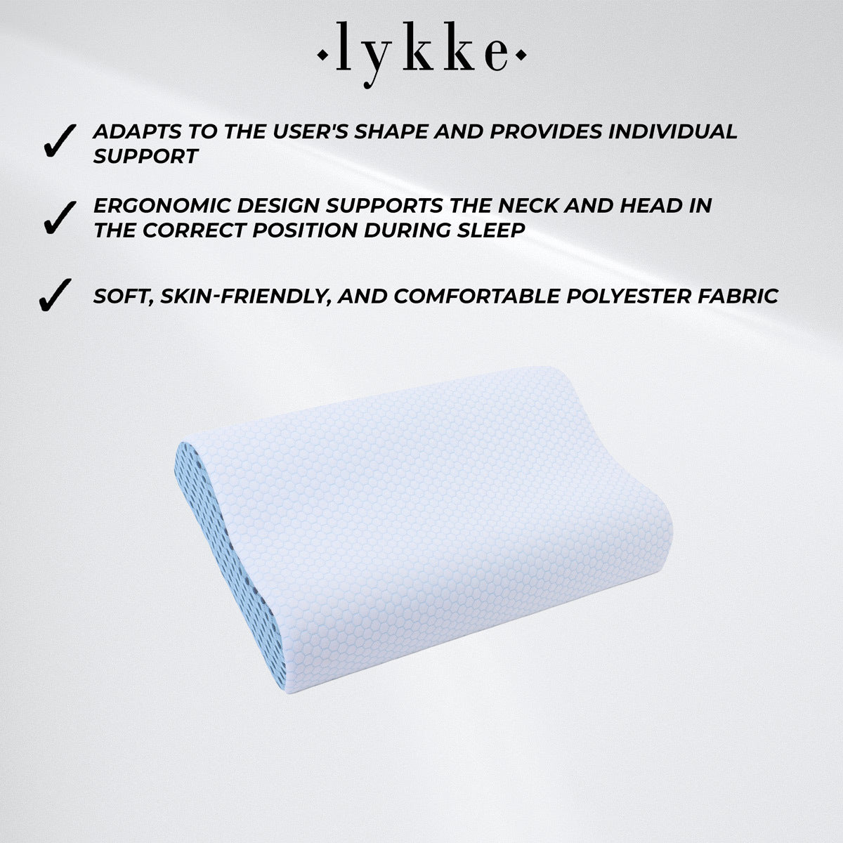 
              Oreiller ergonomique Lykke Nordic