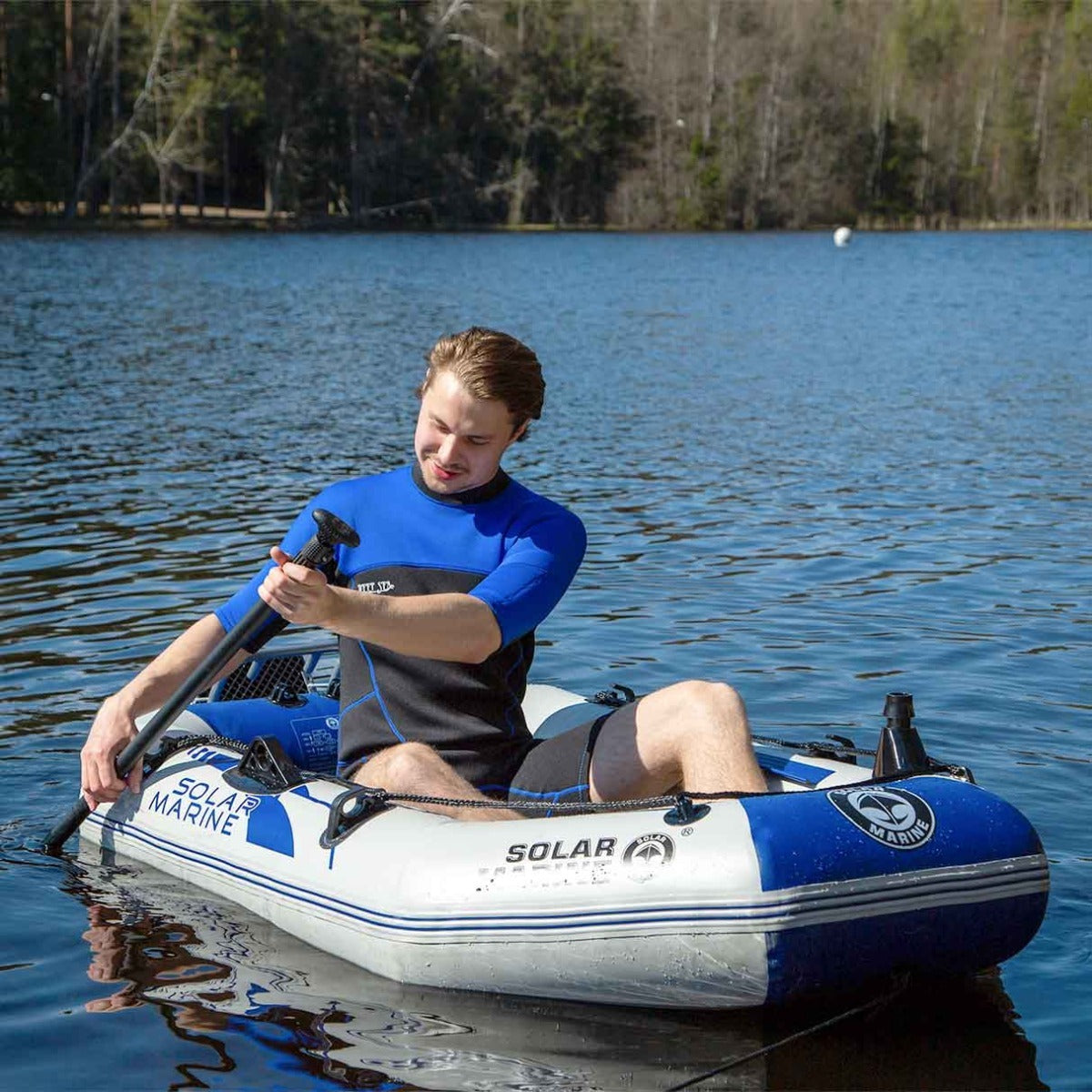 Solar Marine Barca Hinchable Lake, 1 persona