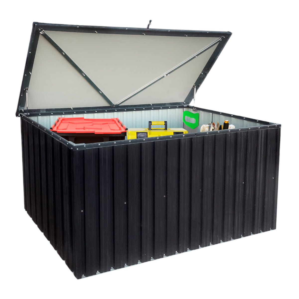 Fornorth udendørs opbevaringsboks 183x88x94 cm 1303L, sort